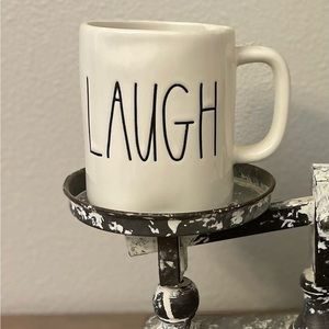 Rae Dunn mug ‘LAUGH’